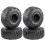 Pneumatico In Gomma da 1,9 Pollici per Auto Cingolate RC 1/10, Compatibile con per Axial SCX10 e per  TRX4 2