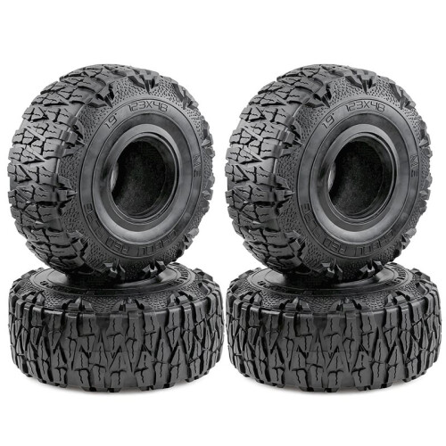 Pneumatico In Gomma da 1,9 Pollici per Auto Cingolate RC 1/10, Compatibile con per Axial SCX10 e per  TRX4 1