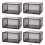 Drop Front Shoe Box,Set of 6,Stackable Plastic Box with Clear Door,As Storage and Box,for Display Sneakers,Easy Assembly 1