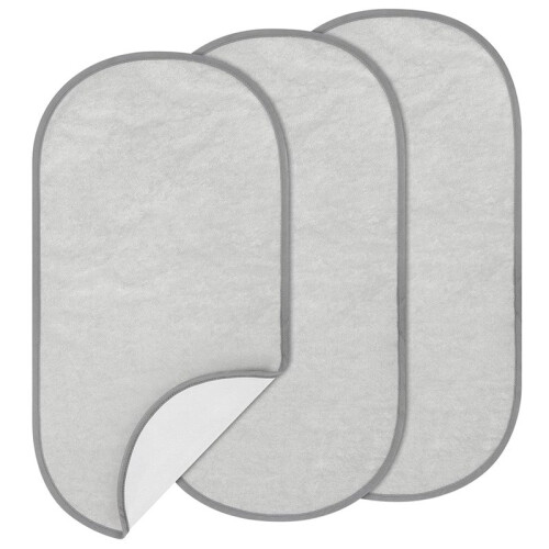 3 Pack Waterproof Changing Pad Liners, Reusable Portable Diaper Changing Pad Covers