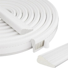 Wigvormige Deurafdichtingsstrip, 118" Schuimisolatie voor Geluidsisolatie en Weersbestendigheid