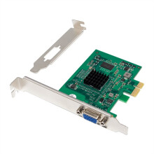 ST425 PCIe X1 AST2400 Single Port 2K VGA  Card 1920 X1200 32bpp@60Hz for Win10/Win 11 32/64 PCIE Expansion Card