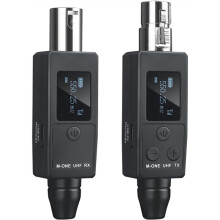 XLR-Sändare och -Mottagare, Trådlöst Mikrofonsystem för Dynamisk/Kondensatormikrofon, Elgitarr/Bas