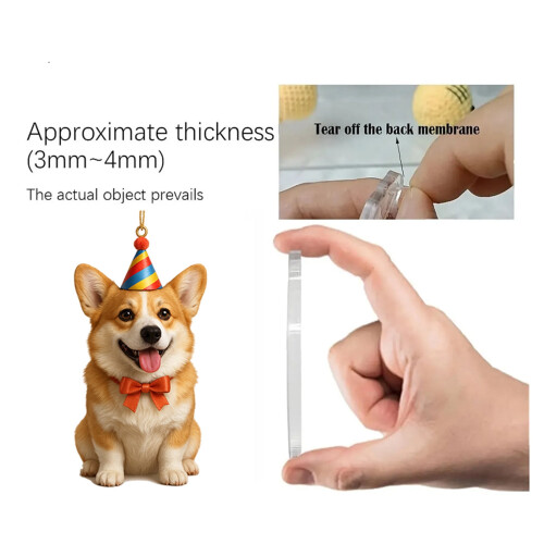 Ημερολόγιο Advent Corgi: 24 Ακρυλικά Μενταγιόν για Σκύλους 2