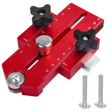 Gabarit de Coupe Mince pour Scie Circulaire sur Table, Guide de Coupe Précis pour Rainures en T de 3/8 Po X 3/4 Po