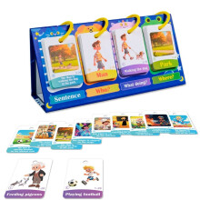 80 Sentence Building Games, Vocabulary and Grammar, Activity-Based Educational Learning Tools, Phonics Learning Supplies