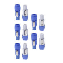 3P Waterproof Aviation Connector for Audio Stage Lighting, Three-Pin Audio Plug, LED Screen Power Plug (Ohms)