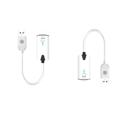 30m -Compatible Wireless Video Transmitter and Receiver,Screen Mirroring Extender for Camera,for PC to TV Display