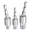 Rotatable Hex Shank to Square Drive Socket Adapter (1/4", 3/8", 1/2") – Compatible with Impact Drivers 5