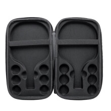 Estuche Rígido para Raquetas de Pong, Resistente A Golpes y Al Desgaste, con Asa.