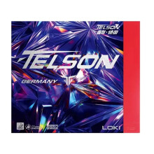 LOKI TELSON GERMANY Table Tennis Rubber Non-Sticky Pong Top Sheet with Pre-Tuned Kunlun Sponge Red 450