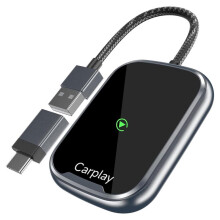 Wireless CarPlay Adapter, Wired CarPlay to Wireless, Instant Connectivity, Super Car Dongle