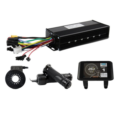 40A 48V-72V Sine Wave Controller Electric Bike Three Mode Controller Set UKC1 Display Color Screen E-Bicycle Accessories
