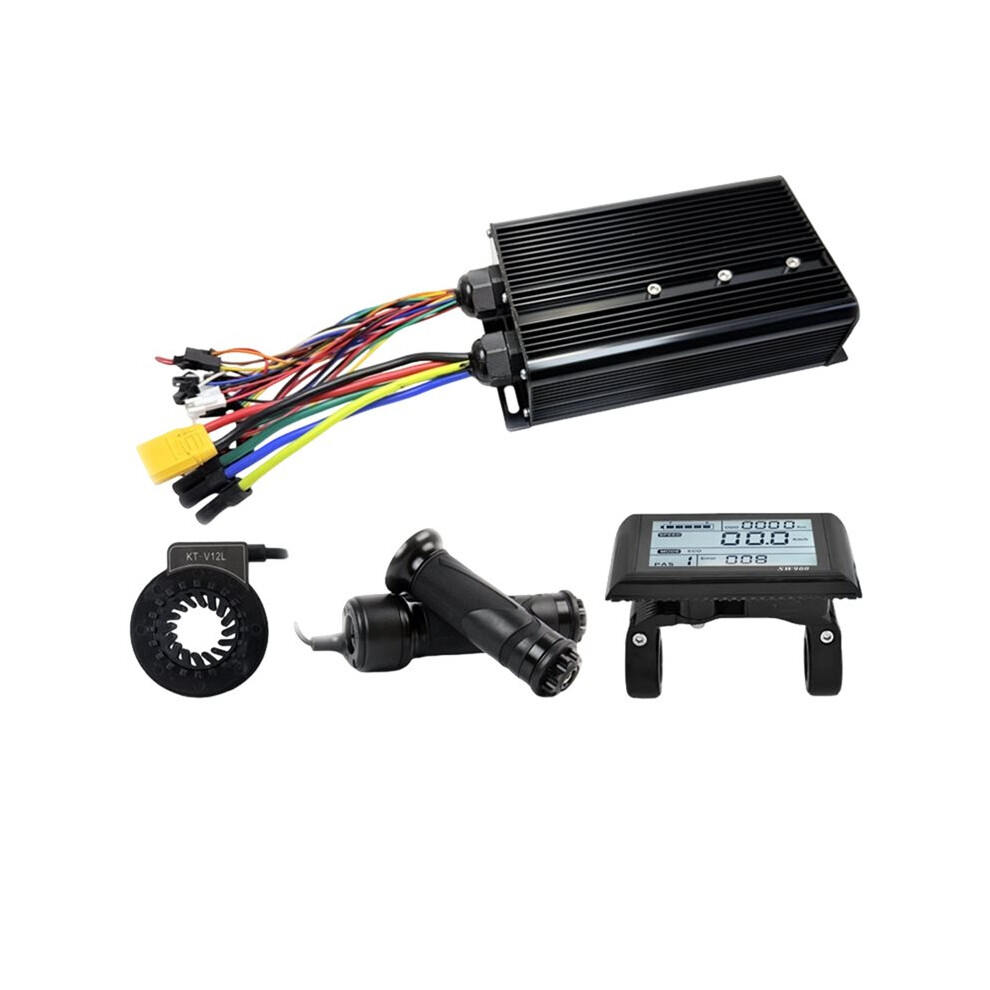 Electric Bike 3-Mode Controller 80A 48V-72V Xt150 Controller With Sw900 Display For 5000W Brushless Motor Accessories 4711684820995