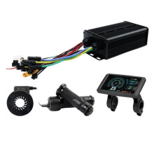Electric Bike 3-Mode Controller 60A 48V-72V XT150 Controller with UKC1+ Display for 3000W Brushless Motor Accessories