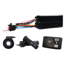 Electric Bike Tri-Mode Controller 100A 48V-72V XT150 Controller with UKC1 Display for 5000W Brushless Motor Accessories