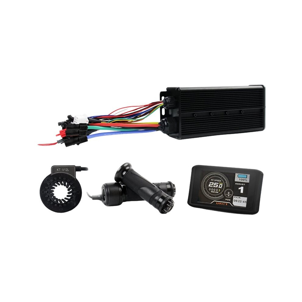 Electric Bike Tri-Mode Controller 100A 48V-72V Xt150 Controller With Ukc1 Display For 5000W Brushless Motor Accessories 4713401118088