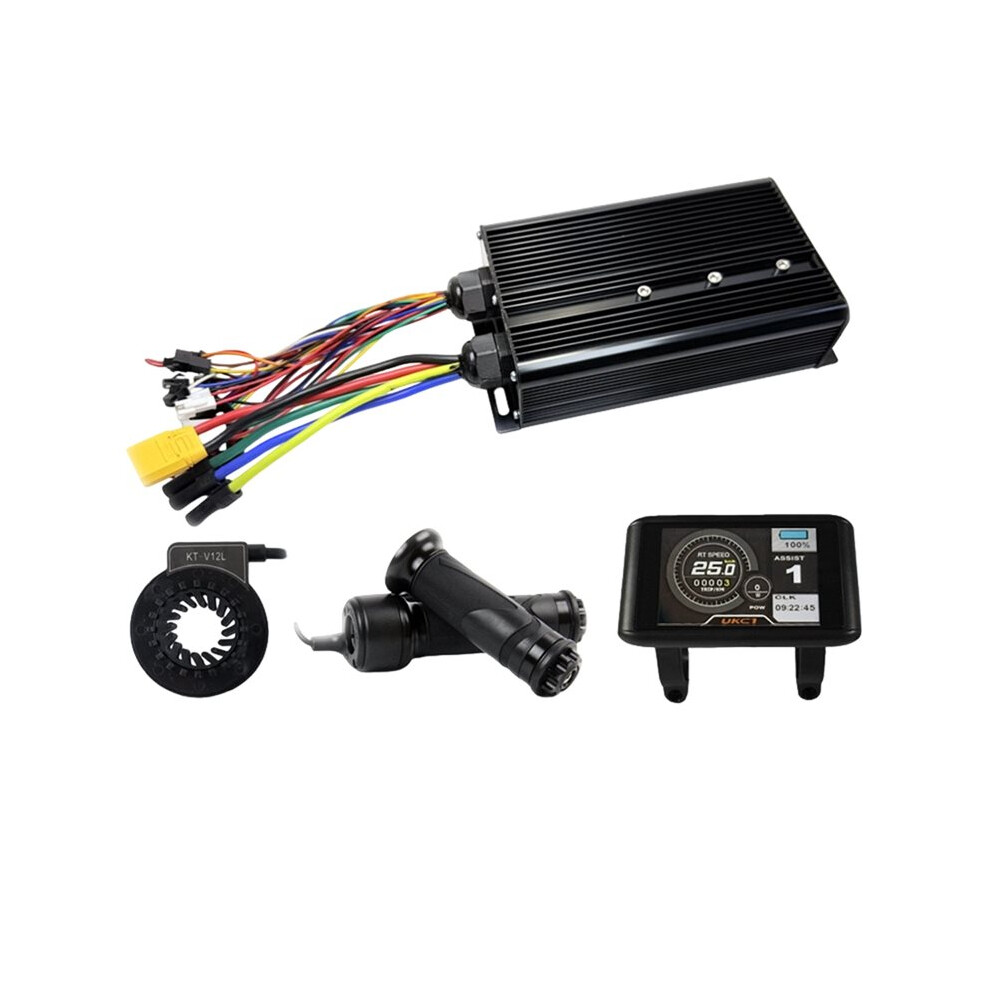 Electric Bike 3-Mode Controller 80A 48V-72V Xt150 Controller With Ukc1 Display For 5000W Brushless Motor Accessories 4711324423654
