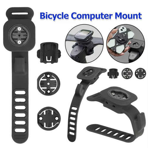 Multi-Function Cycling Extended Mount Silicone Bicycle Computer Mount Non-Slip Bike Computer Holder Cycling Accessories 2