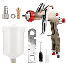 R500 LVLP Spray Gun Airbrush Car Makeup Painting Gun for Model Cake Painting Nail Art Car 1.3mm 600cc Spray Gun DIY Tool