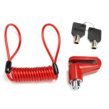 Scooter Lock Anti-Diefstal Schijfremmen Slot met Staaldraad voor M365 Elektrische Scooter Skateboard Wielen Slot
