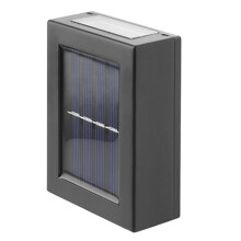 Spot Solaire Haut/Bas, Applique Murale D'Extérieur, Alimenté par L'Énergie Solaire, Lampe Solaire Étanche, Décoration de Jardin