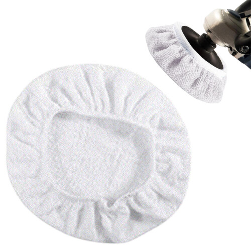 Boinas de polimento de 9 a 10 polegadas para polidoras orbitais, em microfibra de coral, compatíveis com polidoras automotivas, para enceramento e 1