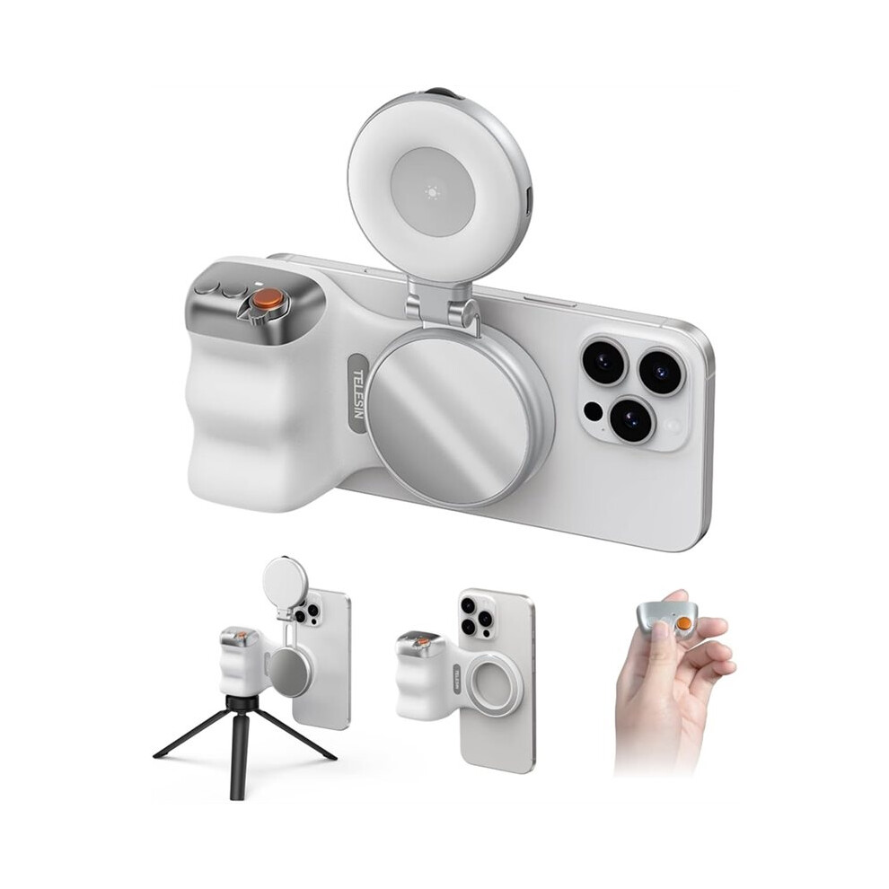 Telesin Magnetic Phone Shooting Aid For & Android, Creator Kit For Selfies/Photography/Tiktok/Zoom Calls 6032794253878