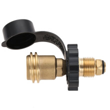 Propane Tank Adapter Convert USA QCC1 / Type 1 to UK Propane (POL) Cylinder Propane Hose Regulator Old to New Connection