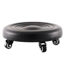 Roller Skating Stool Stable and Drop-Proof Low Height Rolling Stool with Universal Wheels for Home Office Fitness Garage