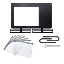 Medaillehouder Display voor Hardlopers, Medaillehouder Display Wandhouder Biedt Plaats aan Maximaal 36 Medailles en 80 Startnummers