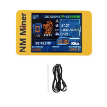 1030KH/S NerdMiner PRO NMMiner BTC Solo Miner Bitcoin Crypto Solo Lottery Miner 2.8 Inch Color Display Miner for Home