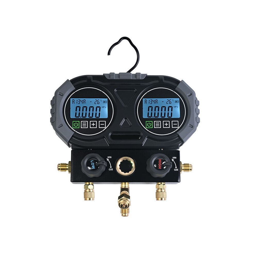 Digital Hvac Refrigerant Manifold Gauge 1S Sensor Refresh 0-6000 Kpa Electronic Pressure Tester For Refrigerant Recharge 6032853623239