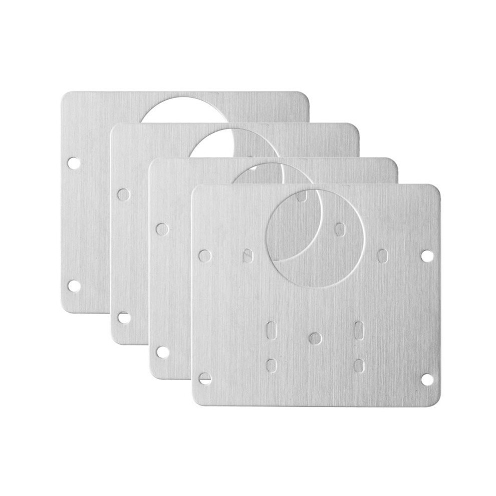 Cabinet Hinges Repair Plate,Stainless Steel Hinge Repair Brackets Kit,Kitchen Cupboard Door Hinge Repair Plate Kit 6033897257978