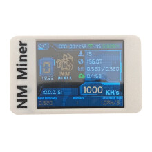 NerdMiner PRO NMMiner 1000KH/S BTC Minerador Solo de Bitcoin Crypto Lottery Minerador com Tela Colorida de 2,8 Polegadas