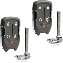 2x Telecomando di Ricambio per Chiave di Accesso Senza Chiave A 5 Pulsanti per Acadia Terrain HYQ1ES, 13522895, 13547797 del 2021, 2022, 2023 e