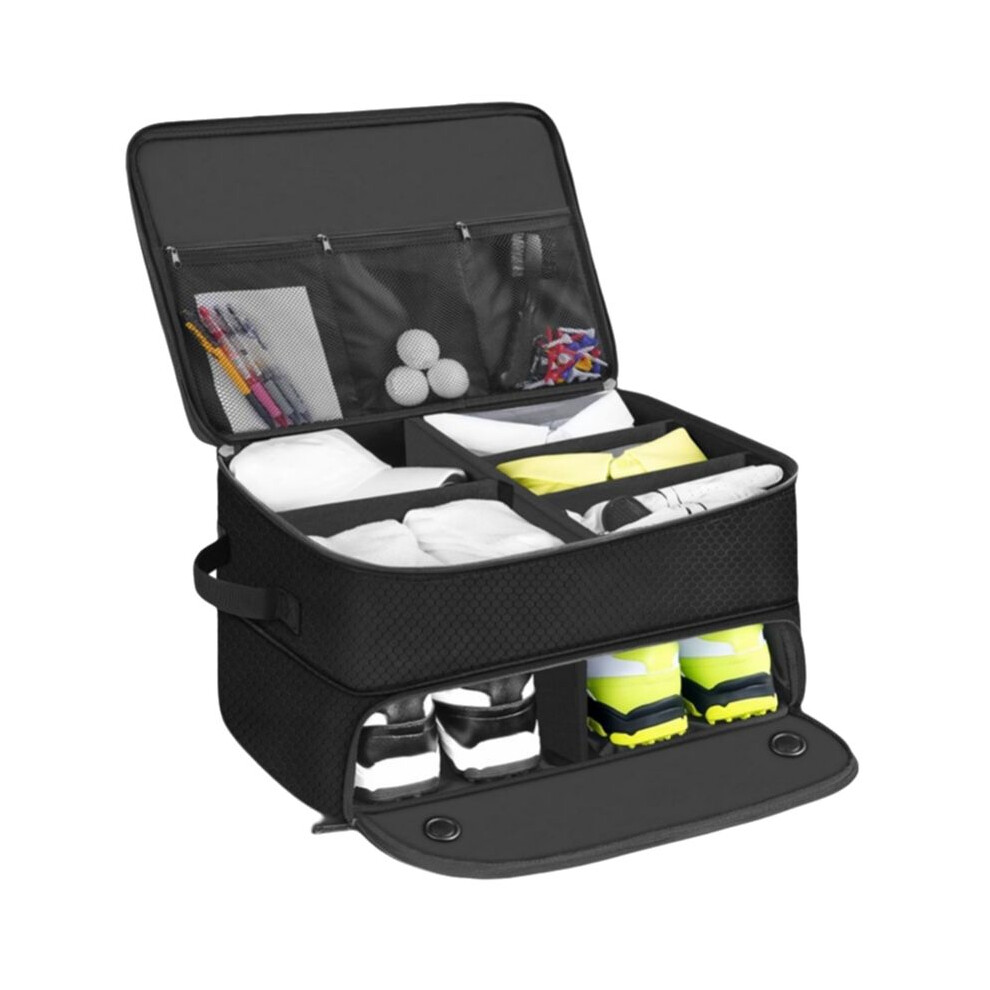Trunk Organizer With Shoe Storage, Multi-Compartment Car Storage Box Accessories 4714027995220