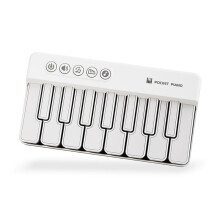MiniPiano Pocket Electronic Keyboard  Electronic Organ Portable Piano Cute Gamer Educational Toy for Children Gift,A