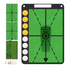 Hitting Mat for Swing Detection, Path Feedback Practice Mat, Impact Mat for Indoor Outdoor