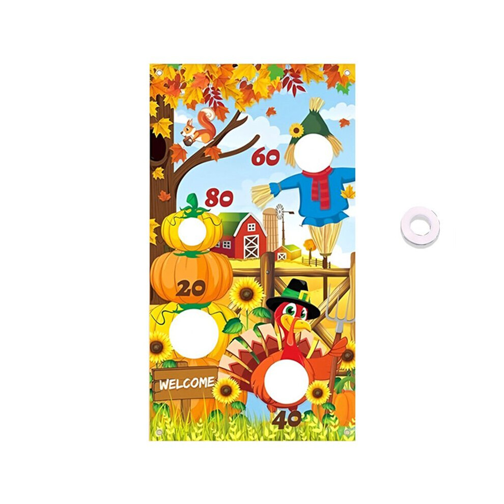 Fall Photo Props Fall Festival Decorations, Pumpkin Photo Booth Backdrop For Indoor Outdoor Party Decor 4713607101853