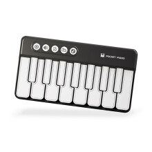 MiniPiano Pocket Electronic Keyboard Electronic Organ Portable Piano Cute Gamer Educational Toy for Children Gift,B