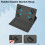 Capa universal com teclado para tablets de 9 a 11 polegadas. 4