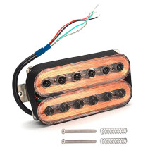 Pastilla Humbucker Alnico 8 para Guitarra Eléctrica, Pastilla Alnico VIII de Doble Bobina, Piezas de Guitarra de 50 mm.