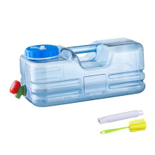 10L Drinking Water Bucket Pure Water Tank Water Storage Carrier with Faucet for Outdoor Camping Cooking Picnic Hiking