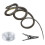 Snake  A String Prank Props with String and Clip Fake Snake Prank Props Realistic Rubber Snake for Teasing Friends 2