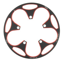 VXM Aluminum Chainring Guard 110BCD 48-52T Mountain Bike Crankset Protector CNC Machined Red