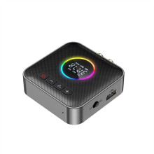 6.0 Sender/Empfänger, FM-Modulator, Sender, 3,5-mm-AUX-Stereo-Musik, LED-Display mit Mikrofon
