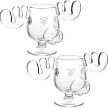 Christmas Vacation Movie MugShot Glass Wavy Double Layer Glass Mug Coffee Mugs Cups Single Valentine'S Day Mug