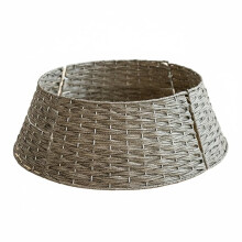 Christmas Tree Skirt Retro Round Basket Xmas Trees Foot Decor Collar for Home Festival Party Background Decoration B
