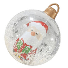 Inflatable Christmas Balls Light PVC LED Christmas Balloon Outdoor Inflatable Decorations
